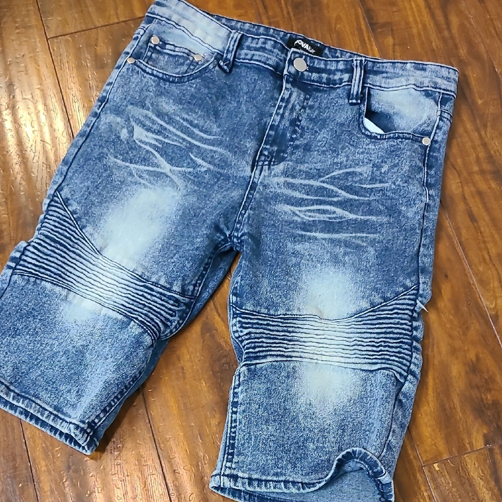 Stylish Blue Denim Kids Shorts